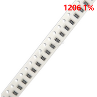 100pcs 1% 1206 SMD resistor 0R ~ 10M 1/4W 0 0.1 1 10 100 150 220 330 ohm 1K 2.2K 4.7K 10K 100K 1R 10R 100R 150R 220R 330R 1M 10M