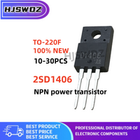 10~30PCS 2SD1406 D1406 NPN power transistor TO-220F new and quality