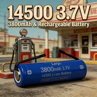Enhanced 14500 Battery 3800mAh 3.7V – Consistent Power for Electric Shavers, Toothbrushes & Torch Lights.