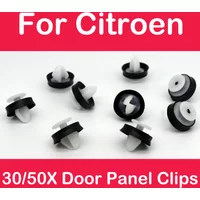 30/50Pcs Anti Rattle Door Card Interior Panel Trim Clips For Citroen Berlingo Box Body/MPV Multispace Fastener Bumper Lining