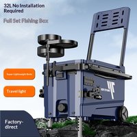 Ultra Lightweight Rolling Fishing Tackle Box Cooler Insulated Seat Storage Multifunctional Livewell Fish Tank Fishing Tackle