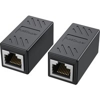 Kebidumei RJ45 Coupler Network Cable Extender 1000Mbps CAT5 CAT6 Ethernet Cable Extender Ethernet LAN Splitter Connector Adapter