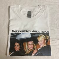 T-shirt femme, streetwear, décontracté, humoristique, à la mode, avec des antioxydants, Make America Great Again, été
