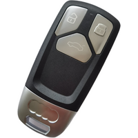 Replacement For Audi Q7 SQ7 A4L A5 S5 2016 2017 2018 2019 3/4 Buttons Uncut Remote Car Key Shell Fob Smart Key Blank Case