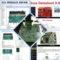 Hot! ECU Repair Software ECU Modules Repair+Ecus Datasheet Pinout Immo Location Including Multimeters Transistor EEprom Defects