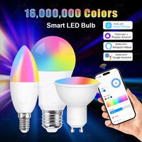 COOLO EWelink Zigbee WiFi Smart LED Light Bulbs E14 GU10 E27 Dimmable Lamp Works With Alexa Google Home SmartThings Yandex Alice