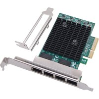1/2/4 Port 2.5GB PCIe Network Card 2.5 Gigabit Ethernet Interface Adapter RTL8125BG Chip PCI Express Ethernet LAN Adapter for PC