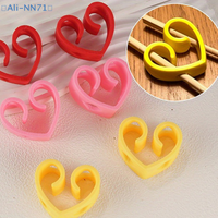 【NN71】1Pcs Heart-Shaped Reusable Chopsticks Helpers Training Non-Slip Chopstick Hinges Connector Practice Chopsticks