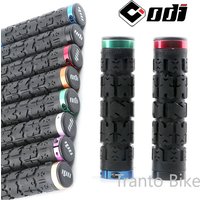 ODI Bicycle Handlebar Grips Double Lock Ring Mountain Bike Grip Comfortable Shock-absorption MTB Cuffs Anti-slip Bike Handles