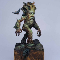 Full Height 100mm Resin Figure Assembled Model Kit Dryad Mean Tweets Unassembled Unpainted Miniature Figurine Diy Toy