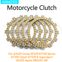 For Hyosung GV125 Aquila GA125 GF125 GT125 Comet Naked GT RT125 XRX125 Motorcycle Clutch Plates Friction Disc Kits Accessories