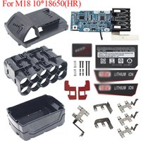 For M18 Li-ion Battery Plastic Case PCB Charging Protection Board Box Shell For Milwaukee 18V Lithium Battery Housing 6Ah Label