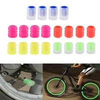 AliExpress NONE 4/8pcs Bicycle Luminous Valve Caps MTB Road Bike Tires Wheel Rims Rod Covers General Motorcycles Vacuum Tire Dust Caps Valve Cap