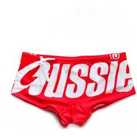 Men's Swim Trunks Low Waisted Sexy Fashionable Flat Angle Swim Trunks Triangle Hot Spring Beach Letters