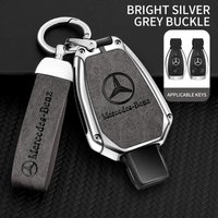 Car Remote Key Case Leather Protector Cover For Mercedes Benz A B C E G Class C200 C300 E350 W205 E260L GLK A45 AMG BGA GLA GLC