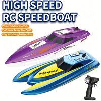 TX687 TX688 High-Speed RC Speedboat 130 Brushed Motor Low Water Level Sensor Maximum Speed 8km/h Remote Control Model Toy