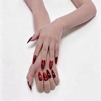 Ultra-thin seamless stockings with gloves - 3D cat-eye style nail gloves - five-finger gloves - Halloween costume gloves