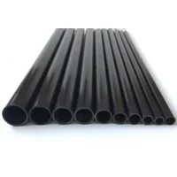 4pcs 2-10mm/0.5 meter Carbon Fiber Hollow Tube High Quality 2mm/2.5mm/3mm/4mm/5mm/6mm For DIY Kite/RC Model Airplane Quadcopter