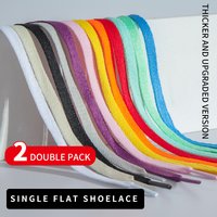 0.9/1.2/1.6/1.8M Colored Shoe Laces Sneaker Flat Shoelaces Hiking Boots Shoe Strings Colored Shoe Laces For Sneakers Laces New