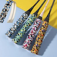 1.1m Camo Tennis Overgrip Sweatband Badminton Racket Grip Anti-slip Sport Overgrip Tape Padel Shock Absorption Grip Tape Band
