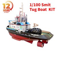 RC Tug Boat Assembled Boat Model Kit 1/100 Smit Tug Boat Resin Kit Model Multi-detail 050 Motor
