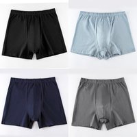 4Pcs Cotton Men Panties Underpants Mens Boxers Loose Big Plus Size Shorts For Mens Pants Male Breathable Underwear Homewear 10XL