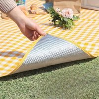 1pcs Picnic mat, three-layer thick outdoor camping tent mat, spring outing cushion, waterproof lawn mat 200cm*200cm