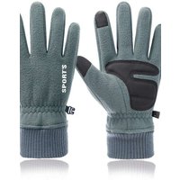 AliExpress NONE Winter Skiing Warm Gloves for Men Outdoor Cycling Waterproof Non Slip Thickened Female Couple Touch Screen Lamb Fleece