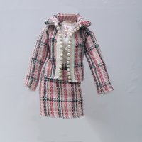 Fashion 60cm BJD Doll Cloth Female Sweater Dress with Shoes Bag Toys Dress Beauty BJD Suit Dress