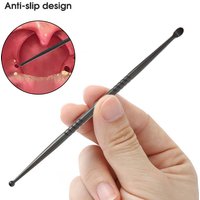 Stainless Steel Remover Mouth Cleaning Care Tools Tonsil Stone Removal Ear Wax Remover Tonsil Stone Remover Health Care