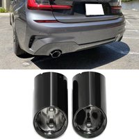 Automotive Exhaust Cover For BMW 3 G20 G21 320d 320i 330i 2020 2021 2022 Muffler Tip Tailpipe Replacement Exhaust System Nozzle image 4