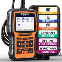 FOXWELL NT510 Elite OBD2-Scanner, alle System-Scan-Codeleser, aktiver Test, ECU-Codierung, EPB, BMS, TPMS, Reset, OBD2-Autodiagnosetool