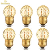 G40 E27 Low Watt 1W Led Night Bulbs Equal to 10 Watt Incandescent Bulb Dimmable Decorative Diamond Shaped Amber Glass Light Bulb