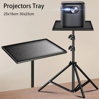 1Pcs New Black Projectors Tray Universal Plastic Platform Holder 1/4inch Screw Thread 25x18cm 30x23cm Tripod Stand