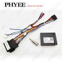 Adapter kablowy ISO z dekoderem magistrali CAN, funkcja SWC, Plug and Play, 16-pinowy adapter kablowy Android, do Peugeot 206 307 Citroen Xsara