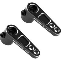 2Pcs Metal 25T Servo Horn Servo Arm Compatible with Futaba Savox Power HD Servo for 1/8 1/10 RC Off-Road Drift Car,2