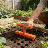 Garden Seedling Hole Puncher Soil Dibbler Vegetable Flower Planting Tool for Garden Nursery Use