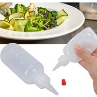 B0KC Portable Squeeze Bottle Applicator Bottle with Tip Plastic Hair Dyes Bottles