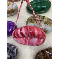 2026 New Latest Fashion Sexy Lips Jagged Clutch Bag Purse Party Bag For Girls
