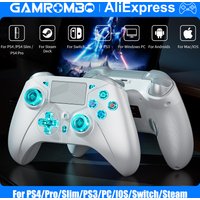 Wireless Controller For PlayStation 4/PS4 Pro/Slim/PS3/PC/IOS/Switch Turbo Dual Shock Vibration 6-Axis Motion Sensor 3.5mm Jack
