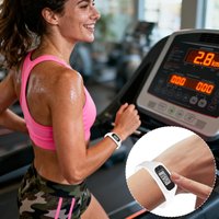 Step Watch LCD Display Lightweight Monitor Large Screen Watch with Pedometer for Daily Travel Commute Weekend Walking Jogging