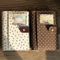 A7 Vintage Polka Loose Leaf Notebook Denim Fabric DIY Binder Photocards Collect Book Diary Agenda Planner Album Stationery