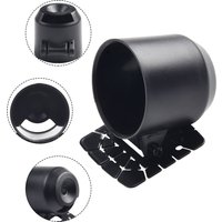 Car Single Gauge Holder For Universl Car / Truck / Van Adjusted Angle 45mm Depth 52mm Gauge Cup Car Mount Holder