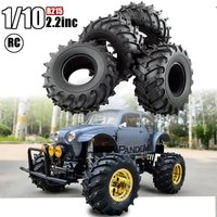 2.2in Crawler Tires Snow Rubber Tyre 128mm for 1/10 RC Car Axial SCX10 90046 AXI03007 D90 Traxxas TRX4 Redcat Gen8 Upgrade Parts