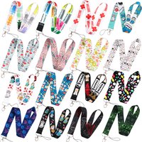 Doctor Nurse Lanyard Rope Keychain for Key Neck Strap Staff ID Name Badges Holder Mobile phone Work Pass Bus Card Accessories