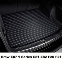 Stripe Custom Style Car Trunk Mats for Bmw E87 1 Series E81 E82 F20 F21 Car Accessories Interior Details Carpet