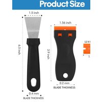 14Pcs 3D Printer Scraper Tool, Angled Metal Scraper for Stubborn Prints Plastic Scraper for Scratch Free Removal 3D Printer Tool