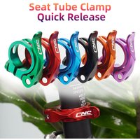 31.8/34.9mm Quick Release Road Bike Seat Post Clamp Aluminum Ultralight MTB Bicycle