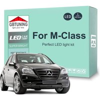 LED Interior Light Bulb Kit For Mercedes Benz M-Class W163 W164 W166 1998-2013 2014 2015 2016 Canbus Indoor Lamp Car Accessories