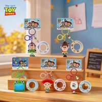 New! Toy Story5 Woody Lilypad Forky with Swim Ring Cute Keychain Buzz Lightyear Bag Charm Lovely Pendant Mini Gift Cartoon Toy
